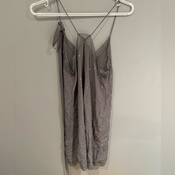 Zadig & Voltaire Risty Diamente Silk Dress - Picture 3 of 9